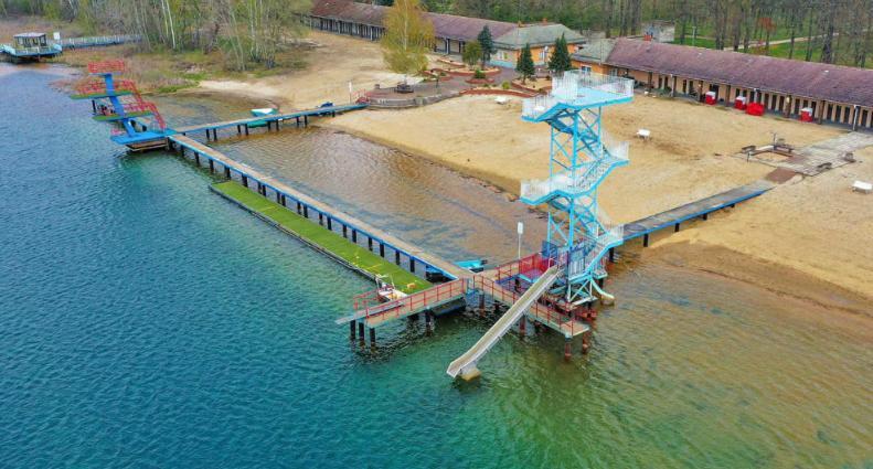 Finnhuette Strandbad Adria Dessau-Rosslau Ngoại thất bức ảnh